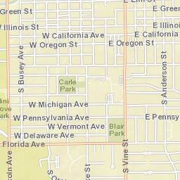 501 South Race Street, Urbana, IL 61801 Street Map