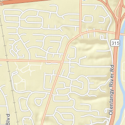 1176 MacGregor West Avenue, Worthington Street Map