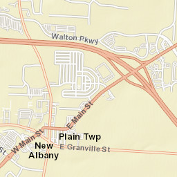 49-97 South High Street, New Albany, OH Street Map