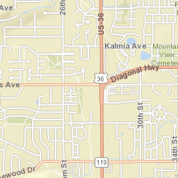 2100 Edgewood Drive, Boulder, CO 80304 Street Map