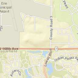 3000 Airport Dr Erie CO 80516 Street Map
