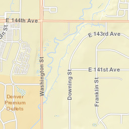 1851-1981 E 141st Ave Brighton CO Street Map