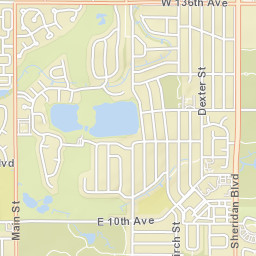 12784-12798 Sheridan Boulevard, Broomfield Street Map