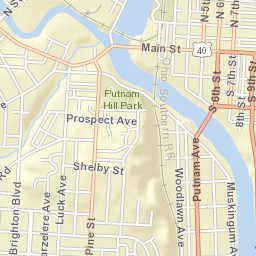 305 Linden Avenue, Zanesville, OH 43701 Street Map