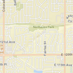 5033-5075 E 120th Ave Thornton CO Street Map