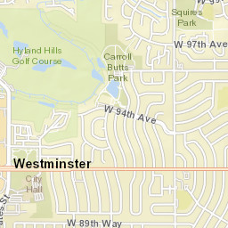 4642-4742 West 92nd Avenue, Westminster Street Map