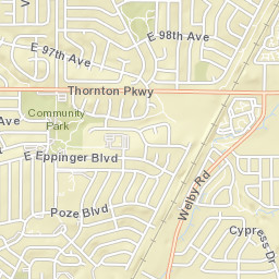 2200-2248 Eppinger Blvd Thornton Street Map