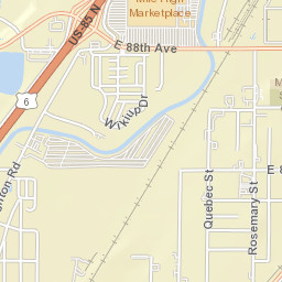 8450 Rosemary St Commerce City CO Street Map