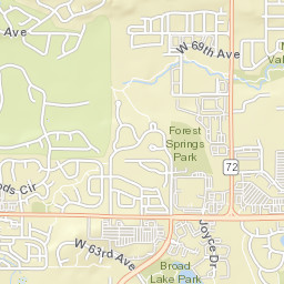 14750-14798 W 65th Dr Arvada CO Street Map