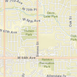 12128 W 70th Ave Arvada CO 80004 Street Map