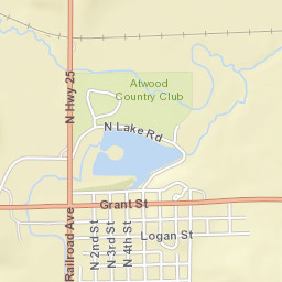 North Railroad Avenue, Atwood, KS 67730 Street Map