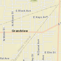 813 North Stephens Avenue Springfield IL Street Map