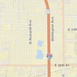 3648-3654 North Mitchner Avenue, Indianapolis Street Map