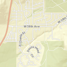 18431-18441 West 58th Court, Golden, CO Street Map