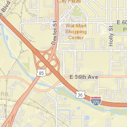 5201 E 60th Way Commerce City CO Street Map