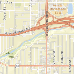 8426 West 52nd Avenue, Arvada, CO Street Map