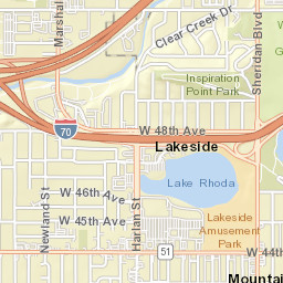 4617-4633 N Harlan St Wheat Ridge Street Map