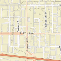 10252 East 51st Avenue, Denver, CO Street Map