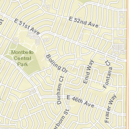 14471-14499 Andrews Dr Denver CO Street Map