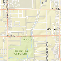 170-316 North Shadeland Avenue, Indianapolis Street Map