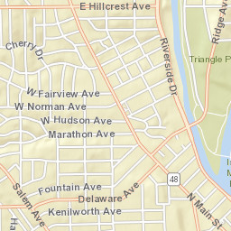 1833 Riverside Drive Dayton OH 45405 Street Map