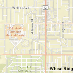 3220-3230 Balsam Street, Wheat Ridge, CO Street Map