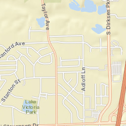 2200 Lake Victoria Drive Springfield IL Street Map