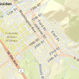 2001-2007 Cheyenne Street, Golden, CO Street Map
