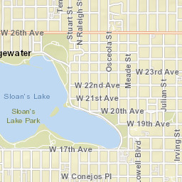 2701 Tennyson St Denver CO 80212 Street Map