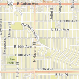 581-599 Dayton Street, Denver, CO 80230, USA Street Map