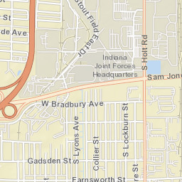 4769 S Farnsworth St Indianapolis IN Street Map