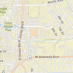 11900-12098 West Cedar Drive, Lakewood Street Map