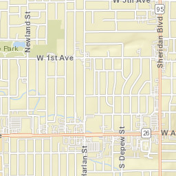 400-424 South Harlan Street Lakewood CO Street Map