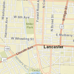 151 North Broad Street, Lancaster, OH  Street Map
