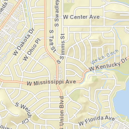 11700 West Kentucky Avenue, Lakewood Street Map