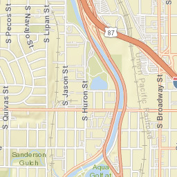 1709-1717 West Mississippi Avenue Denver Street Map