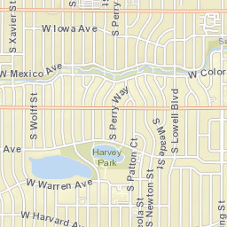 2120 South Tennyson Way Denver CO Street Map