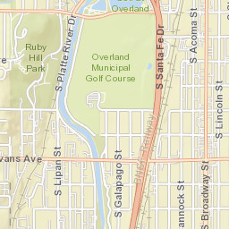 400-418 West Warren Avenue Denver CO Street Map