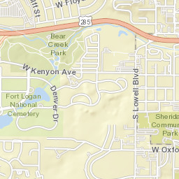 4030-4056 South Lowell Boulevard, Denver Street Map