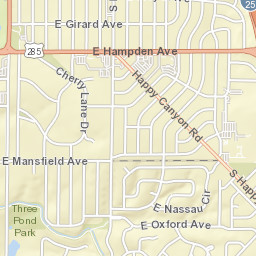 4051 South Holly Street, Englewood, CO Street Map
