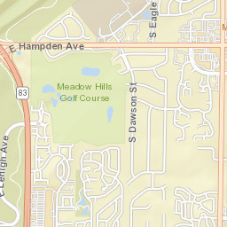 3632-3898 South Chambers Road, Aurora Street Map