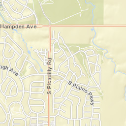 4148 South Plains Parkway, Aurora, CO Street Map