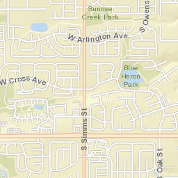 5298 South Simms Street, Littleton, CO Street Map