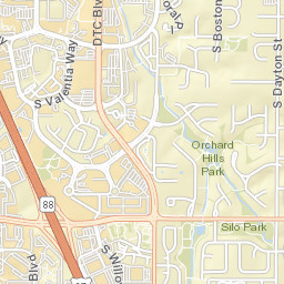 Highway 88, Greenwood Village, CO 80111 Street Map