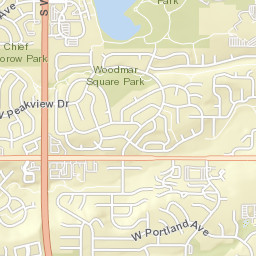 6391 South Brentwood Street, Littleton, CO Street Map