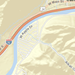 6385 County Road 335, New Castle, CO Street Map