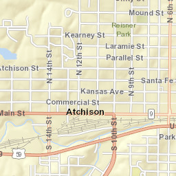 North 8th Street, Atchison, KS 66002 Street Map