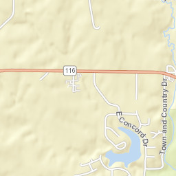 1501-1599 West Concord Drive, Plattsburg Street Map