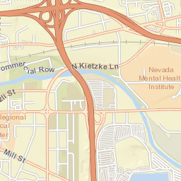 Martin Luther King Junior Freeway, Reno, NV Street Map
