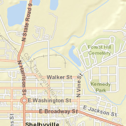 897-901 North Michigan Road, Shelbyville, IN Street Map